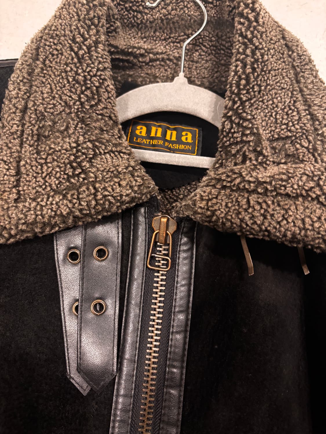 Anna 스웨이드 무스탕 상품이미지2