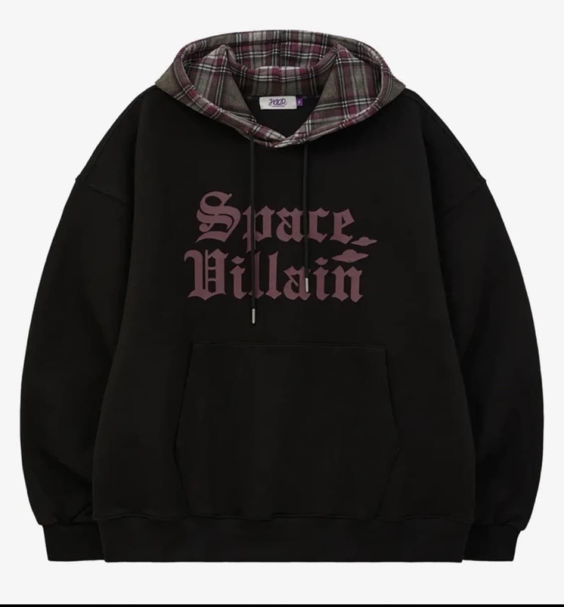 후드후드 체크 후드 상품이미지1