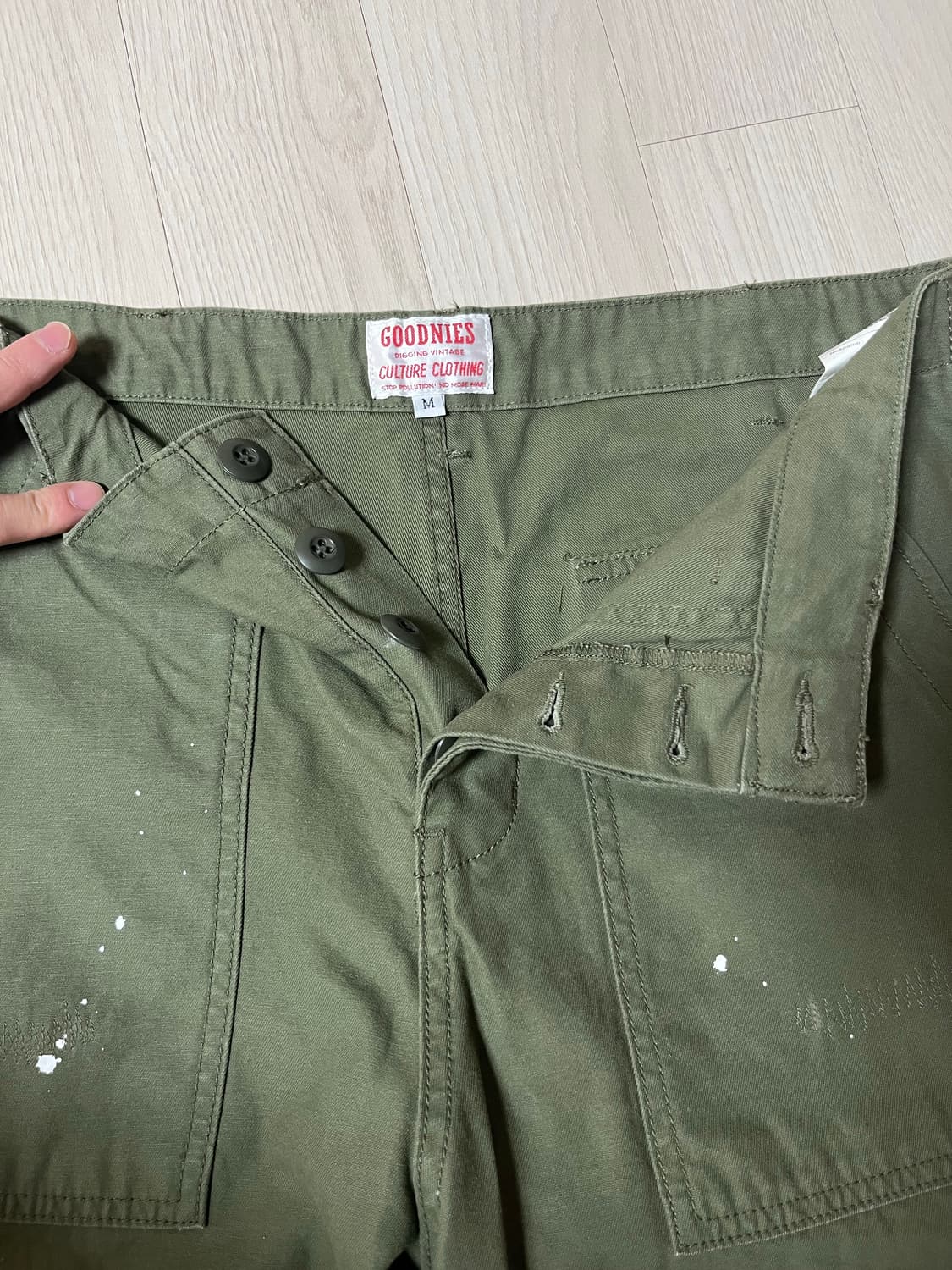 굿니스 us army pants 60s M사이즈 상품이미지4