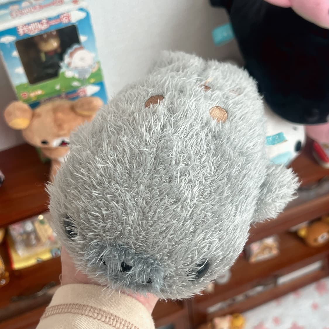 복슬 회색 마메고마 인형 상품이미지2