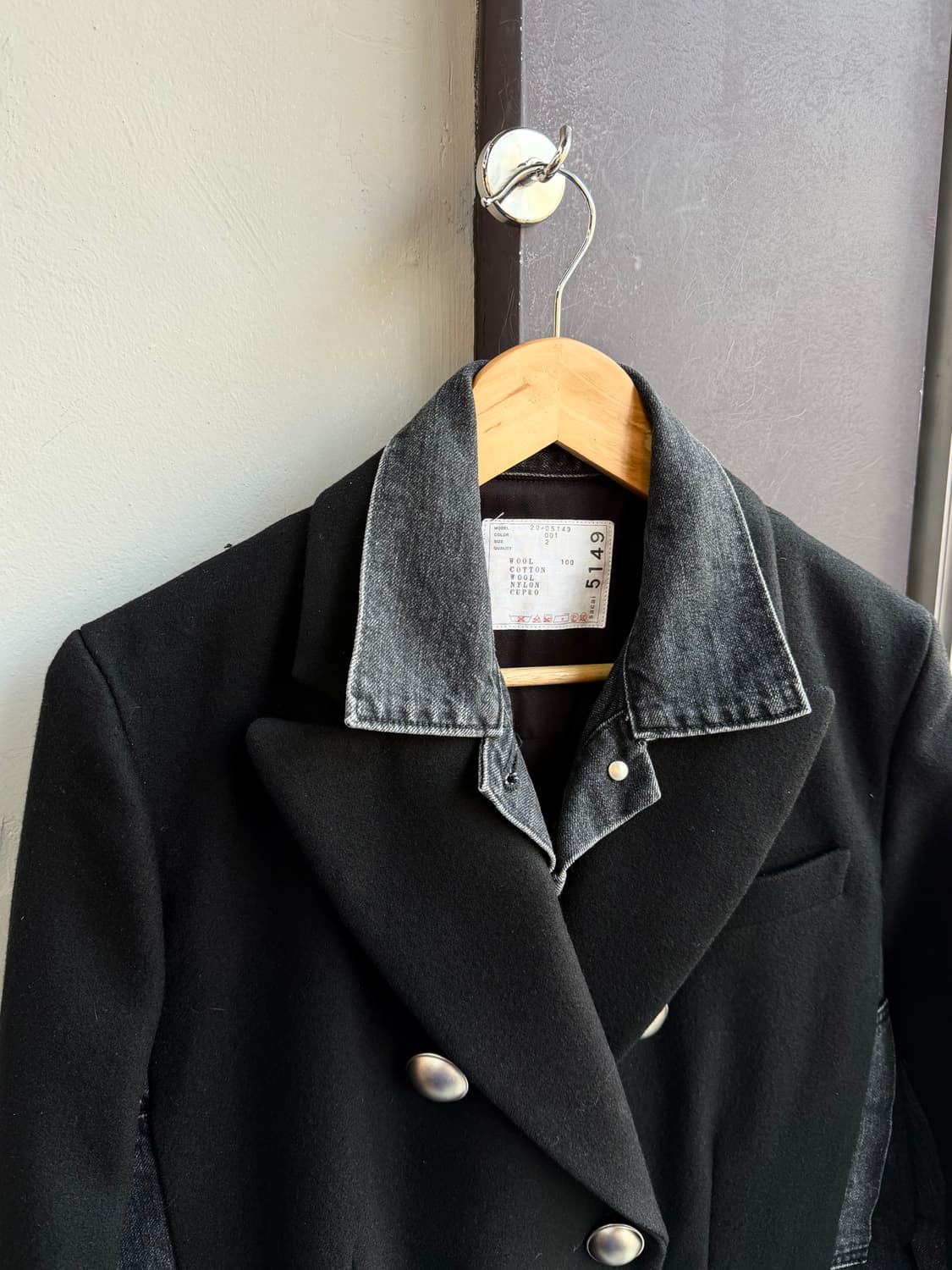 2/ 사카이 데님 도킹 데미지 더블자켓 상품이미지3