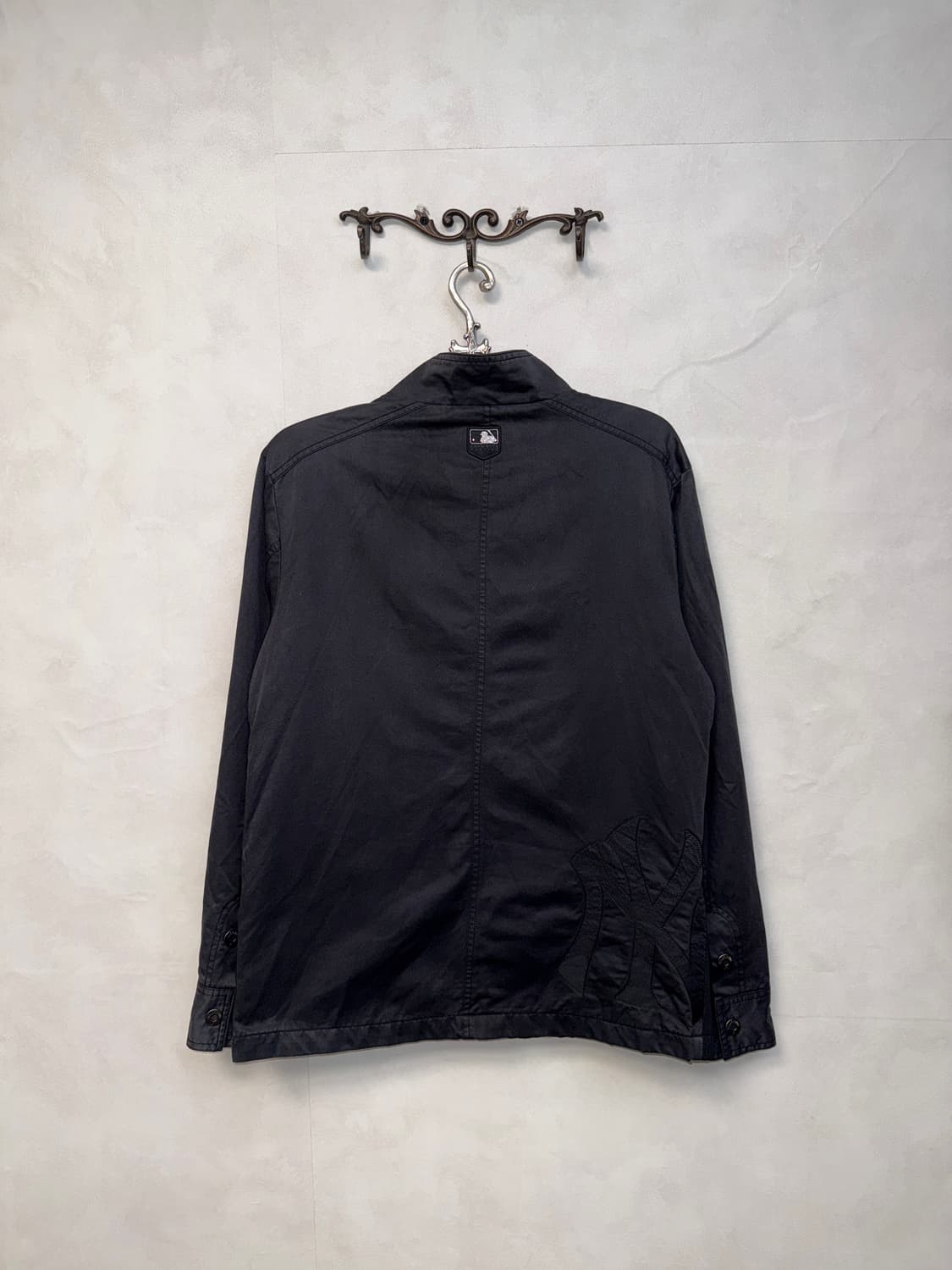 MLB black logo boxy cotton jacket  상품이미지3