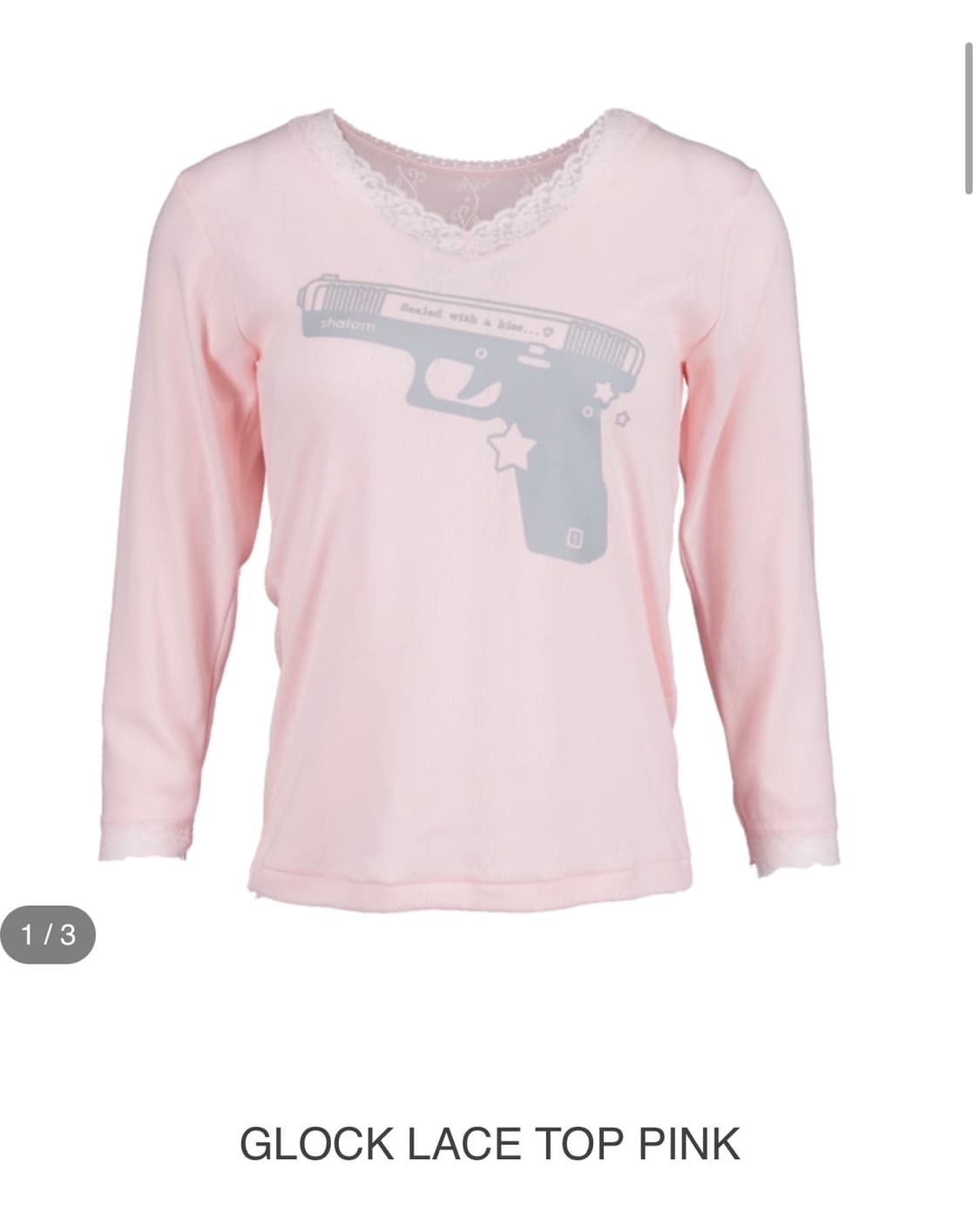 샬롬클럽 레이스 탑 shalomclub lace top pink 상품이미지1