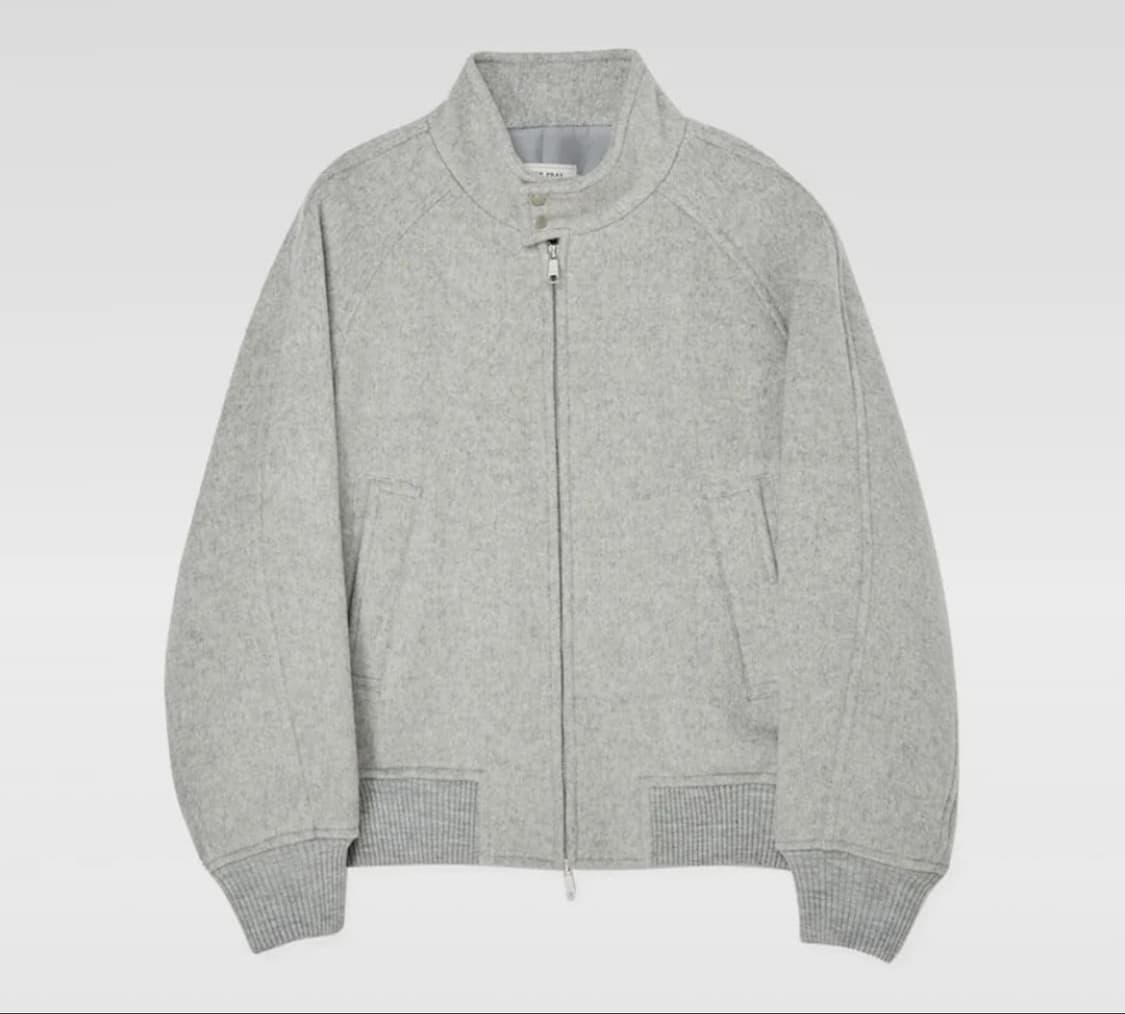 에프터프레이 캐시미어 해링턴 블루종 상품이미지1