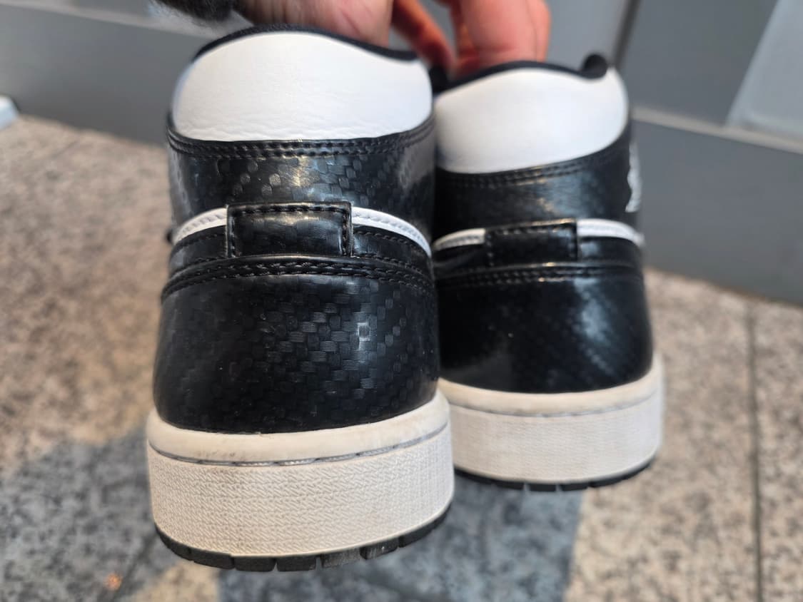 나이키 X 스투시 에어 포스 1 미드 블랙 화이트 270 상품이미지6