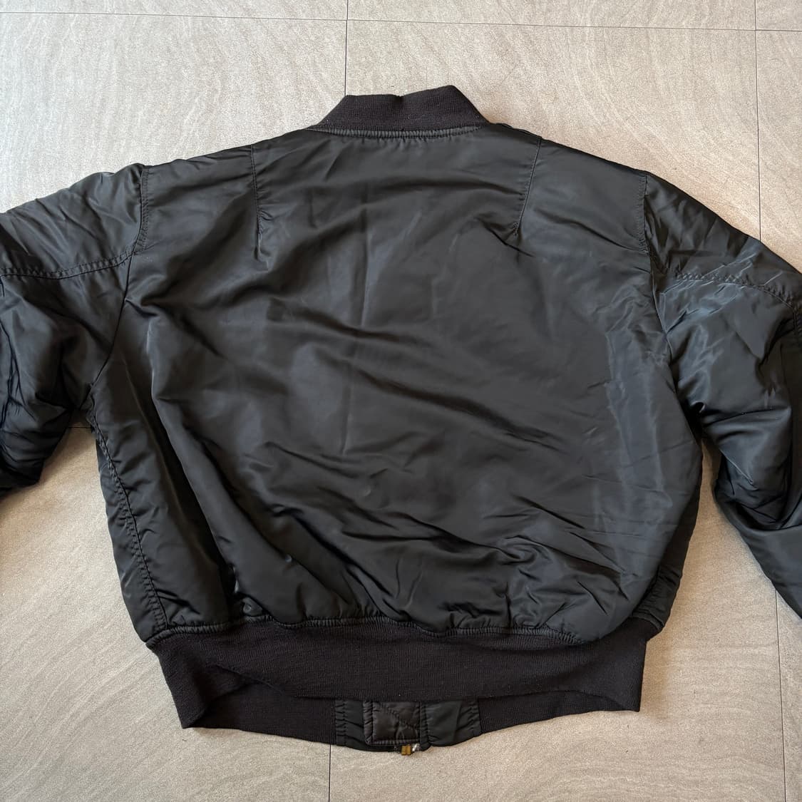 알파인더스트리 정품 블랙 ma-1 자켓 상품이미지8