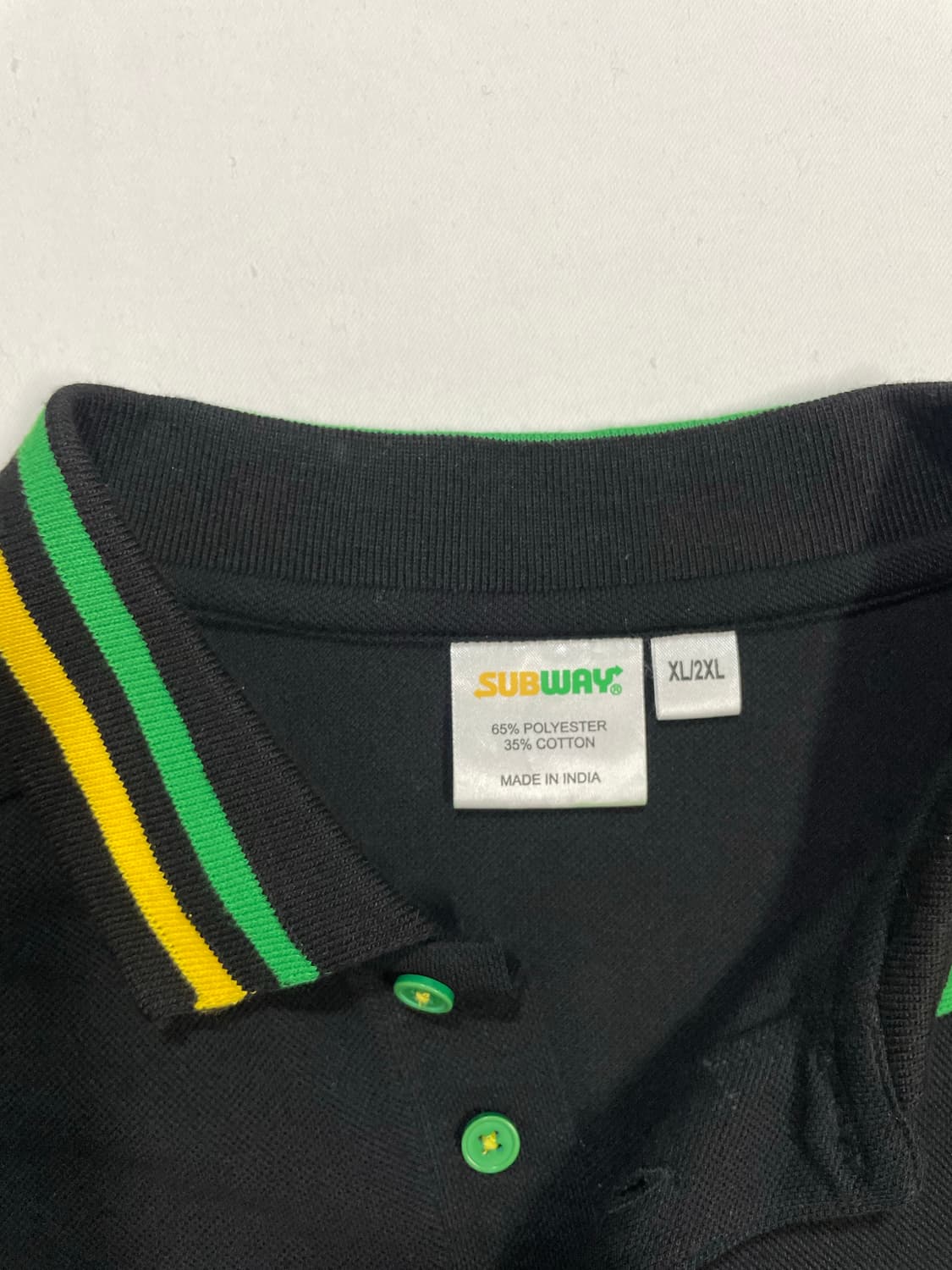 서브웨이 오피셜 유니폼 피케셔츠 상품이미지5