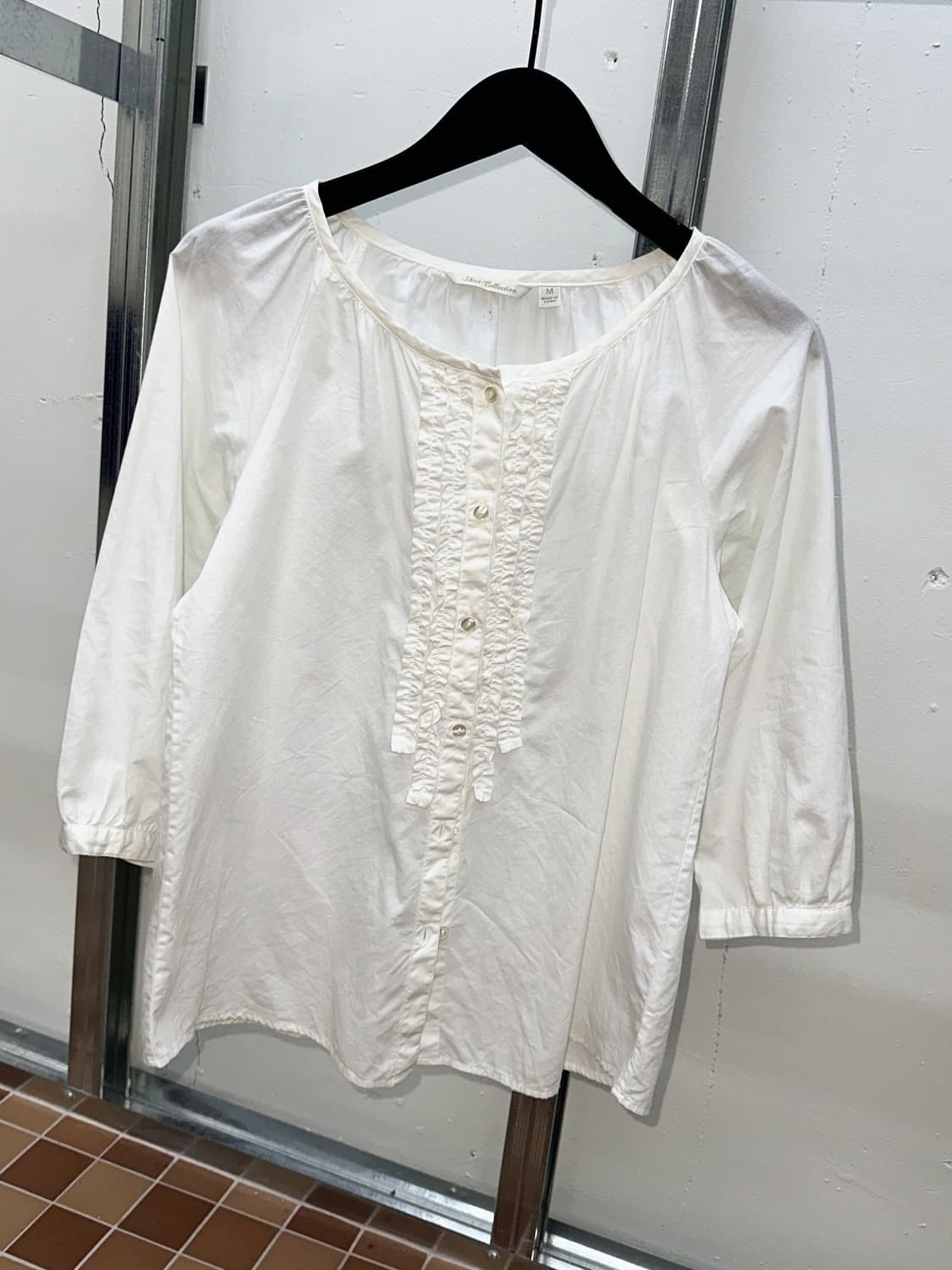 summer ruffle line blouse 상품이미지3