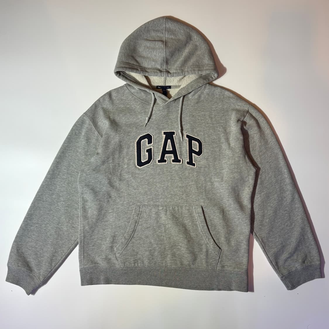 GAP 그레이 빅 로고 후디 상품이미지1