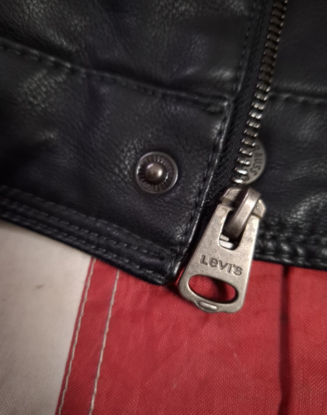 오리지날 리바이스 블랙 합성피혁 쉐르파 트러커자켓 상품이미지6