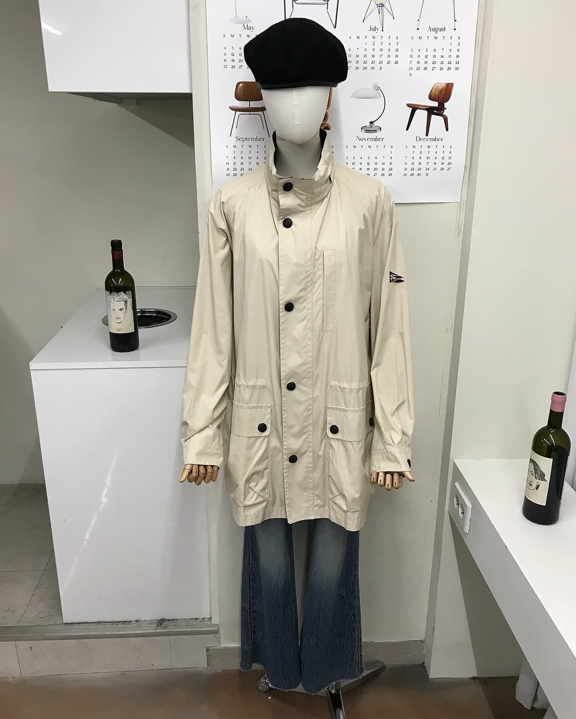 버버리 로고 사파리 롱 자켓 상품이미지9