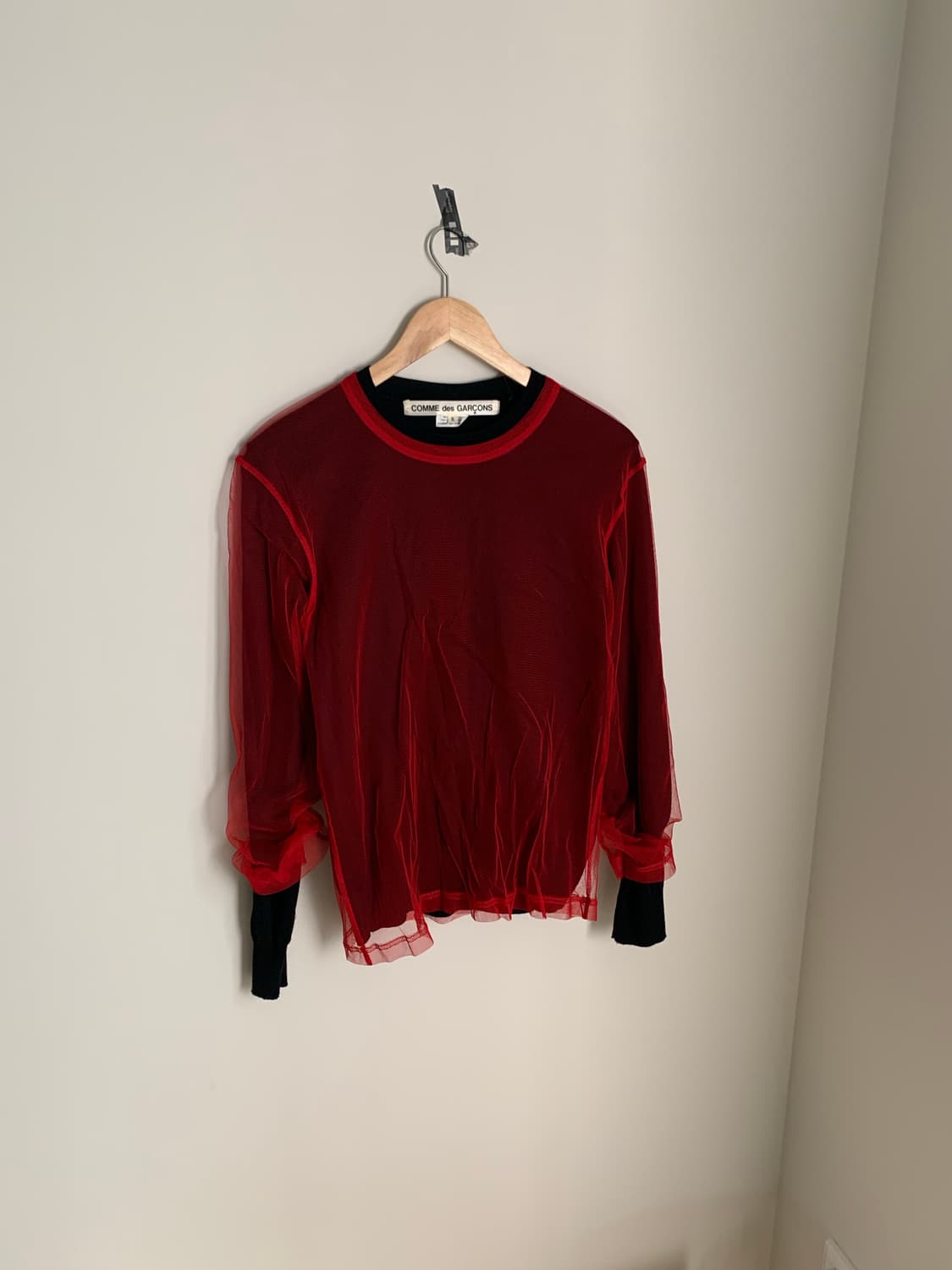 꼼데가르송 튤 레이어드 니트 상품이미지3