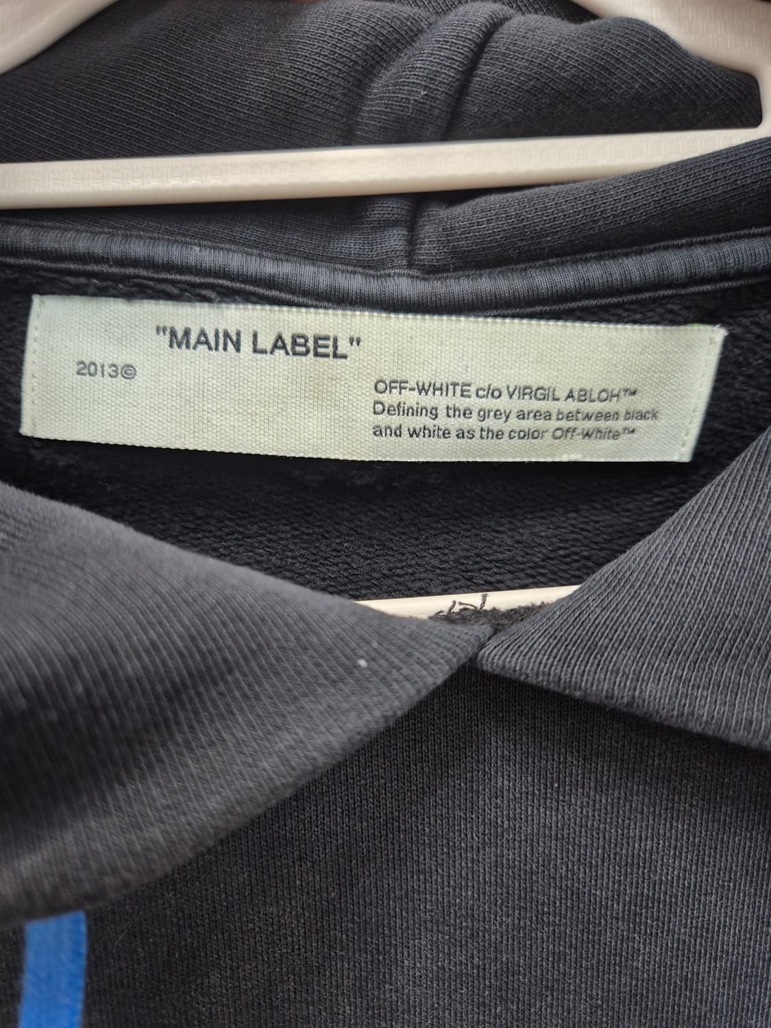 오프화이트 애로우 워싱 후드티 / M (정품) 상품이미지6