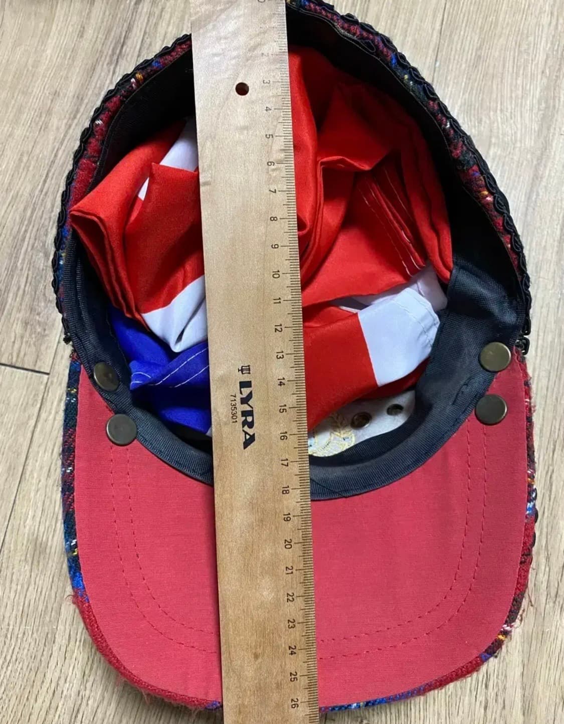 플란넬 체크 모자 상품이미지7