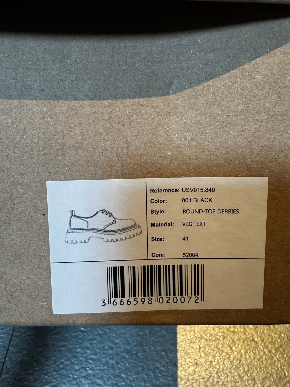 Ami 아미 라운드토 더비 슈즈 41 상품이미지6