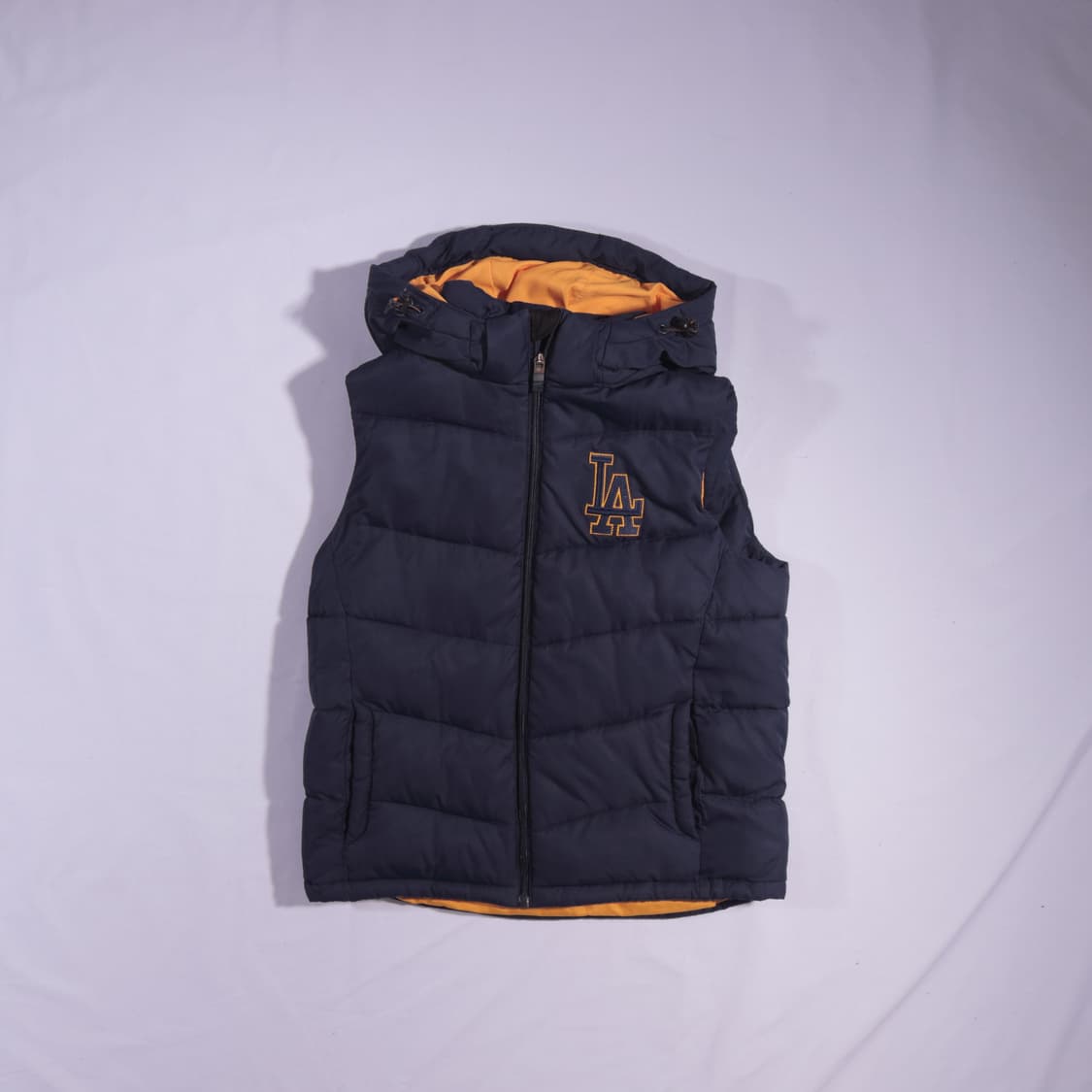 MLB 유아용 LA 후드 조끼 패딩 B75 상품이미지1