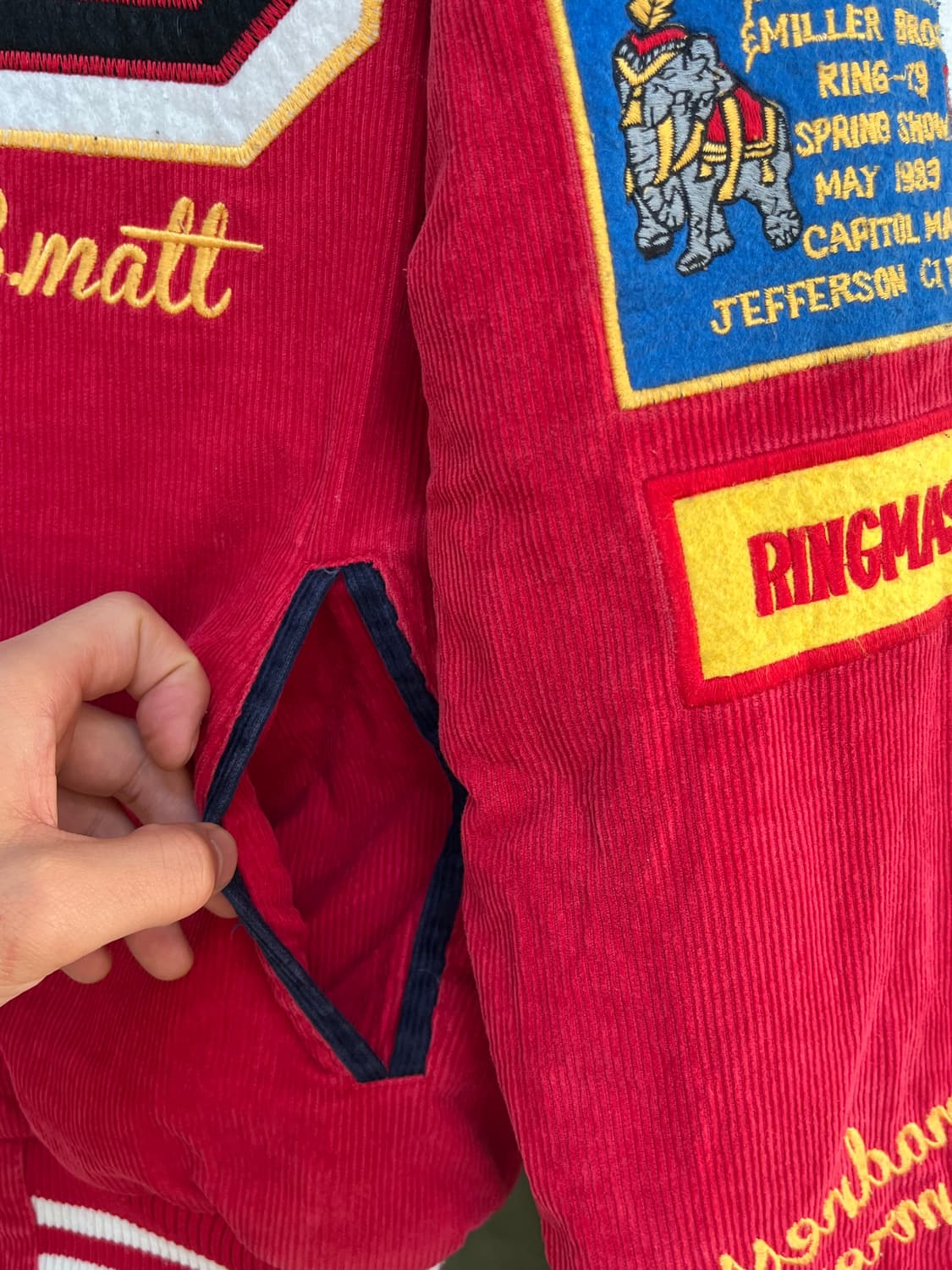 The Madness 스타디움 자켓 레드 XL 상품이미지5