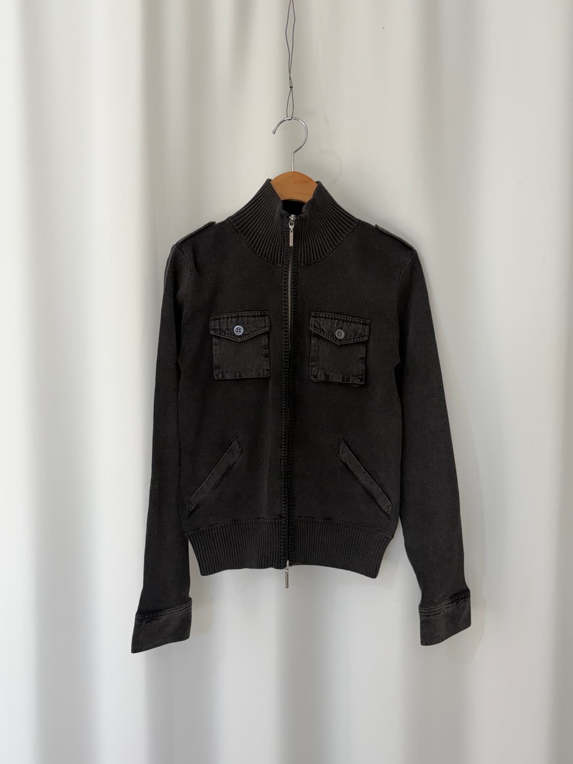 INDIVI knit zip up 상품이미지1