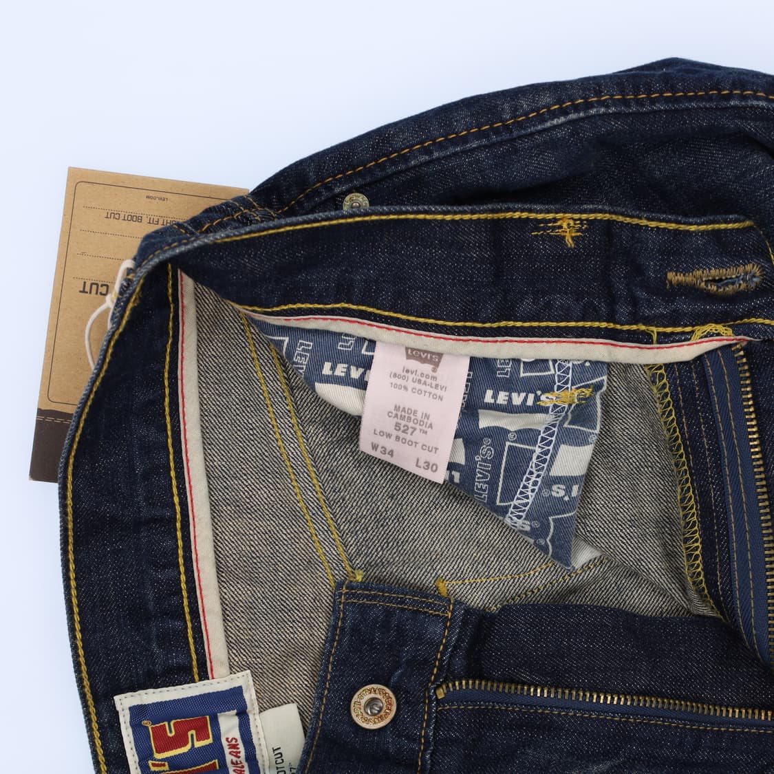 [34] 새상품 리바이스 00s 로우 부츠컷 데님 팬츠 청바지 N6993 상품이미지7