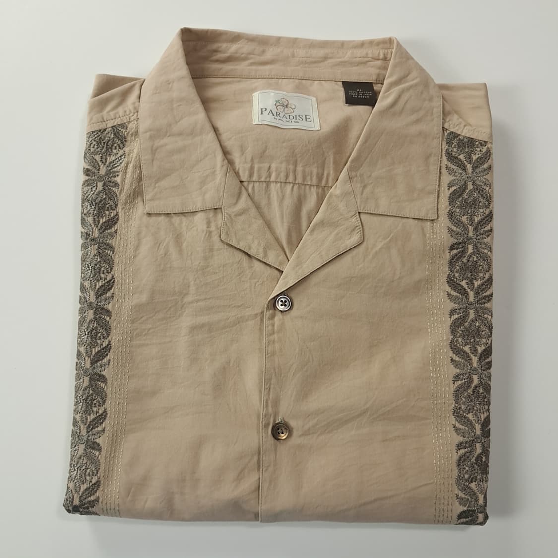 CK859 XL 파라다이스 00s 리조트 과야베라 반팔 셔츠 남방 상품이미지7