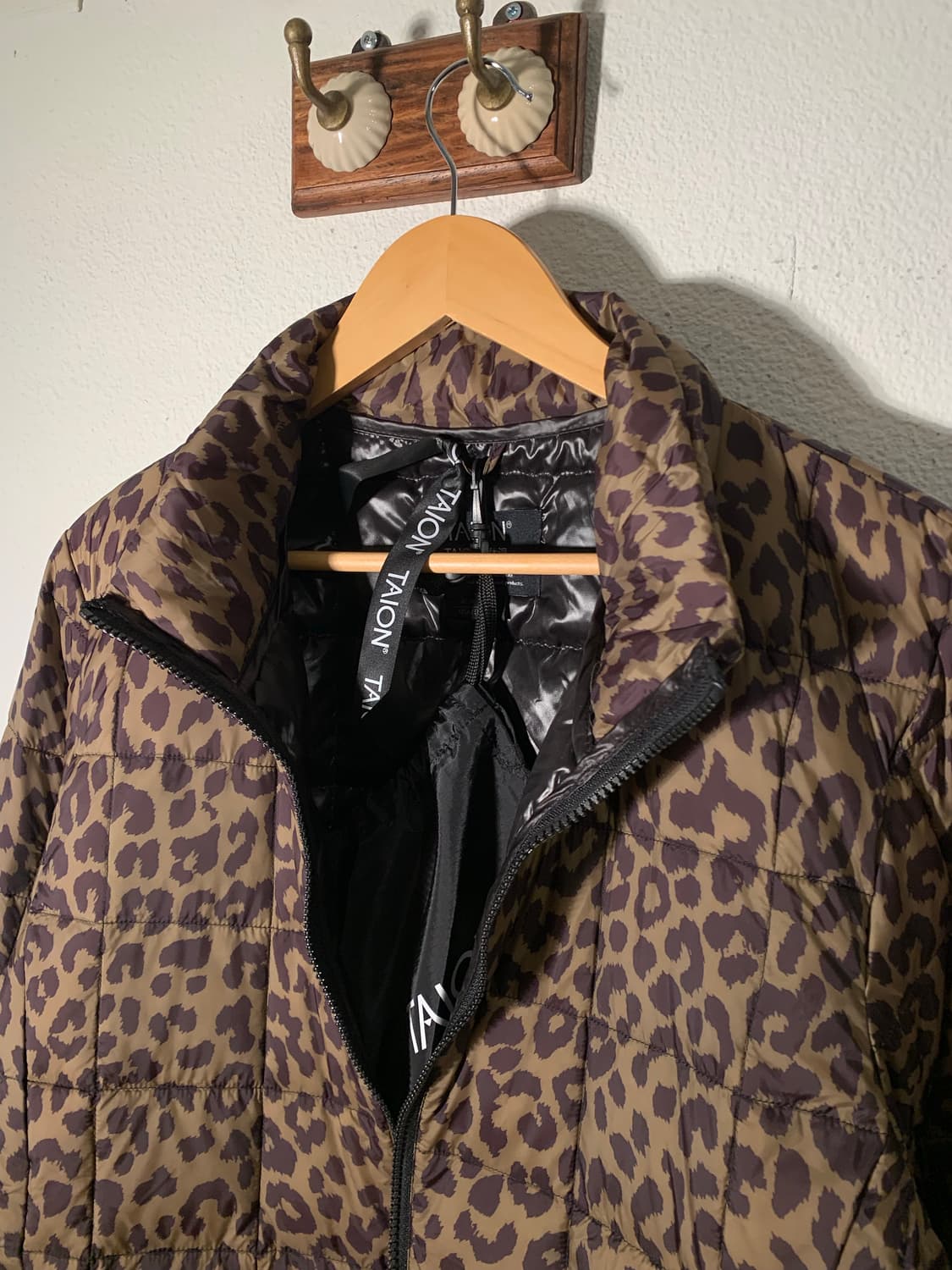 타이온 레오파드 패딩 상품이미지6