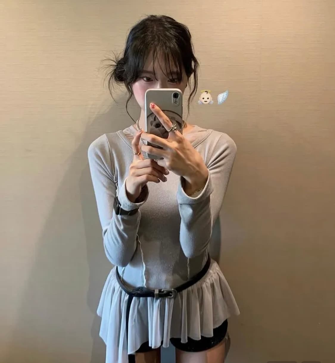 플레어업 레이스 슬리브 상품이미지3