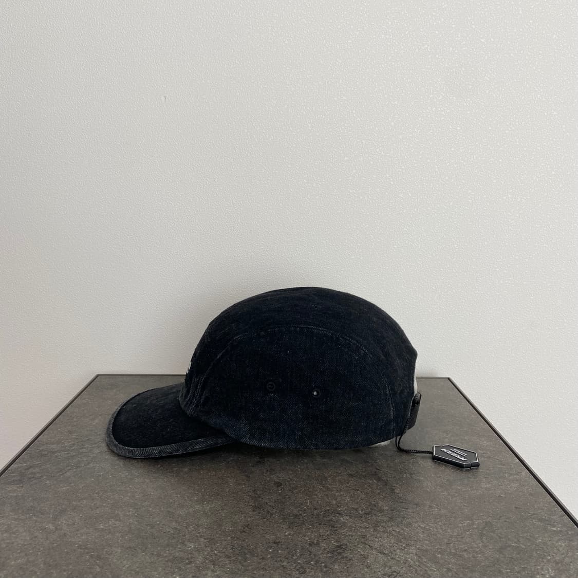 (OS) 슈프림 박스로고 캠프캡 모자 데님 블랙 상품이미지2