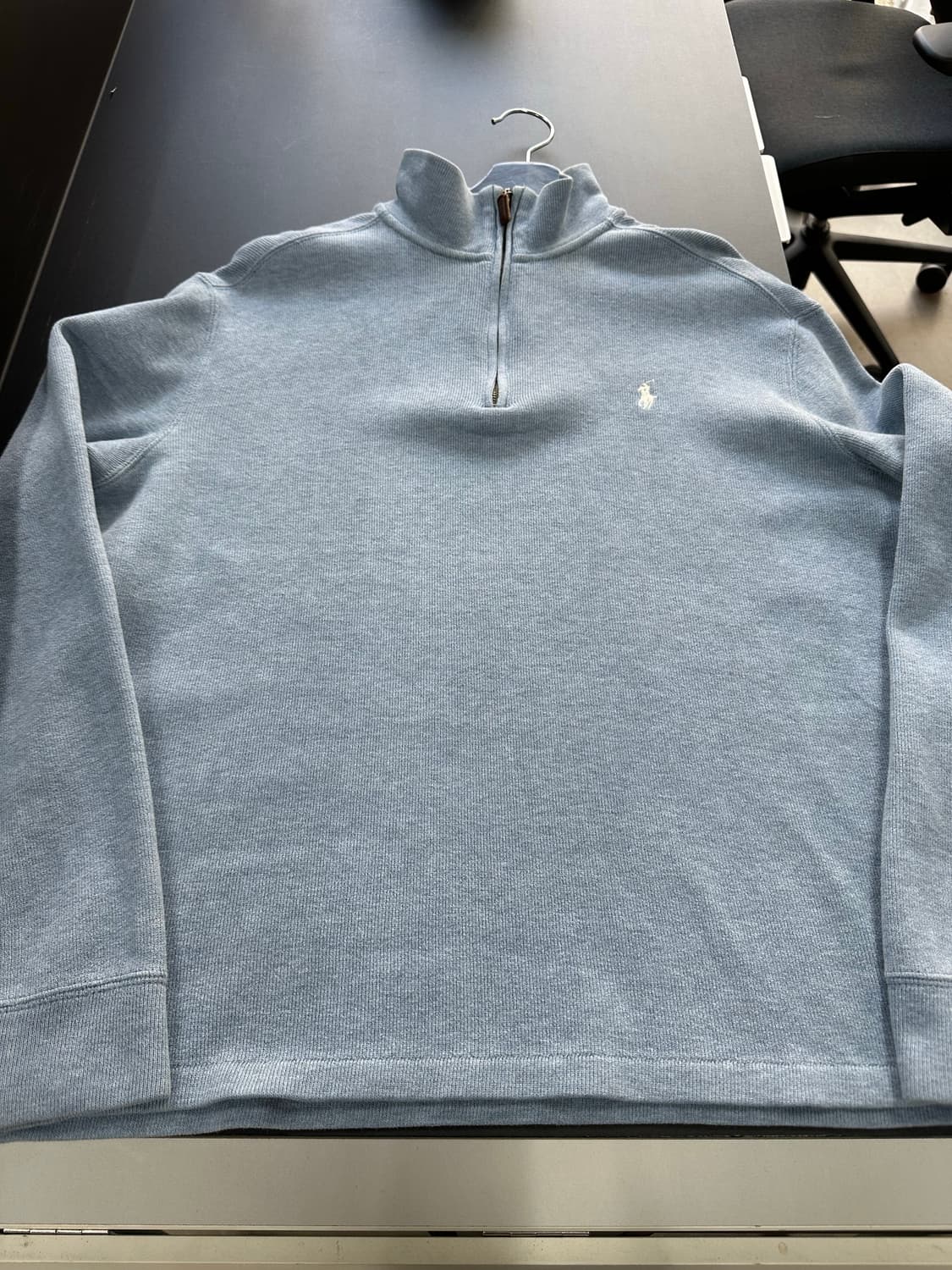 폴로랄프로렌 코튼 쿼터 지퍼 모크넥 스웨터 상품이미지4