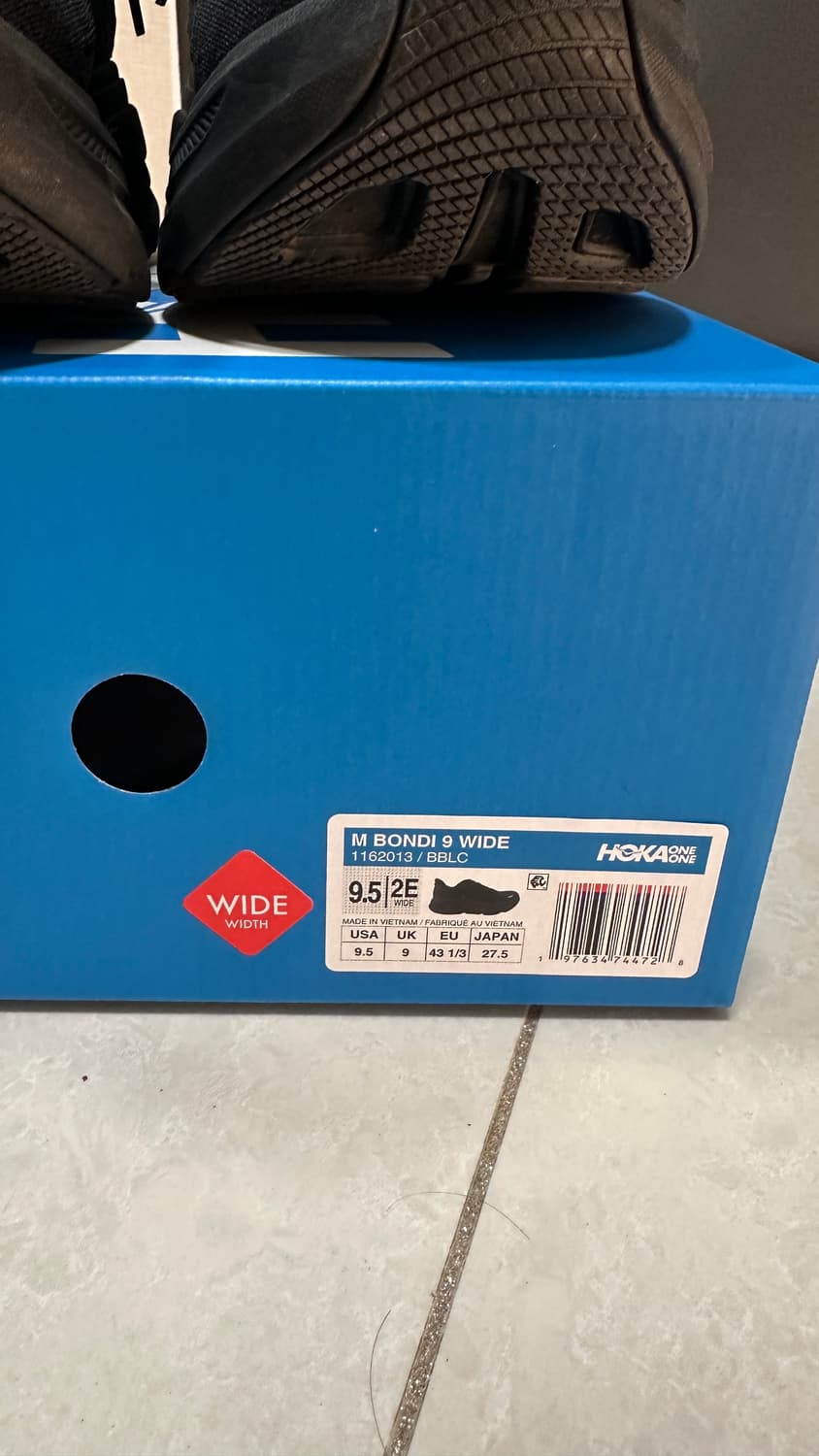 [275] 호카 본디9 블랙 상품이미지2