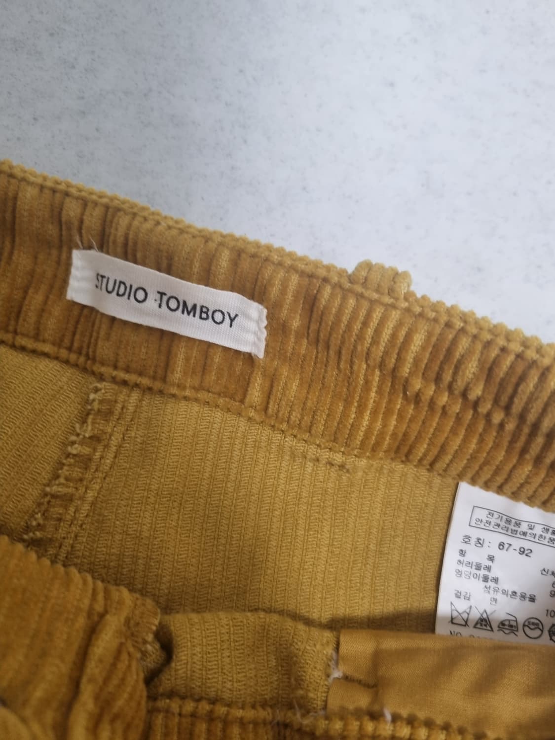 스튜디오 톰보이 코듀로이 팬츠 바지 상품이미지4