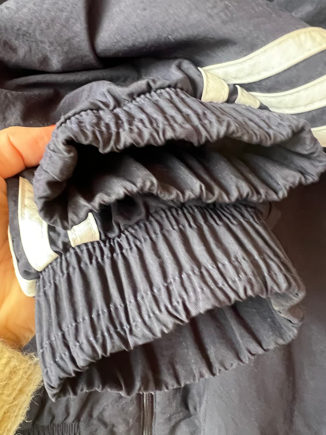 아디다스 남성 네이비 삼선바람막이자켓 매쉬바람막이점퍼  상품이미지4