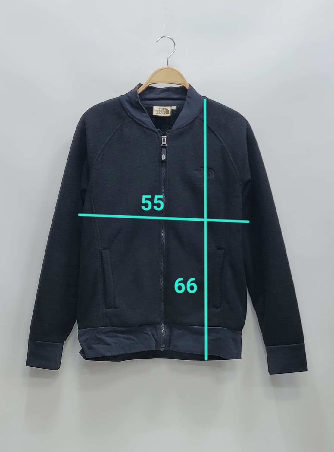 THE NORTH FACE 노스페이스 기모 집업 자켓 / 남 100 블랙 상품이미지9