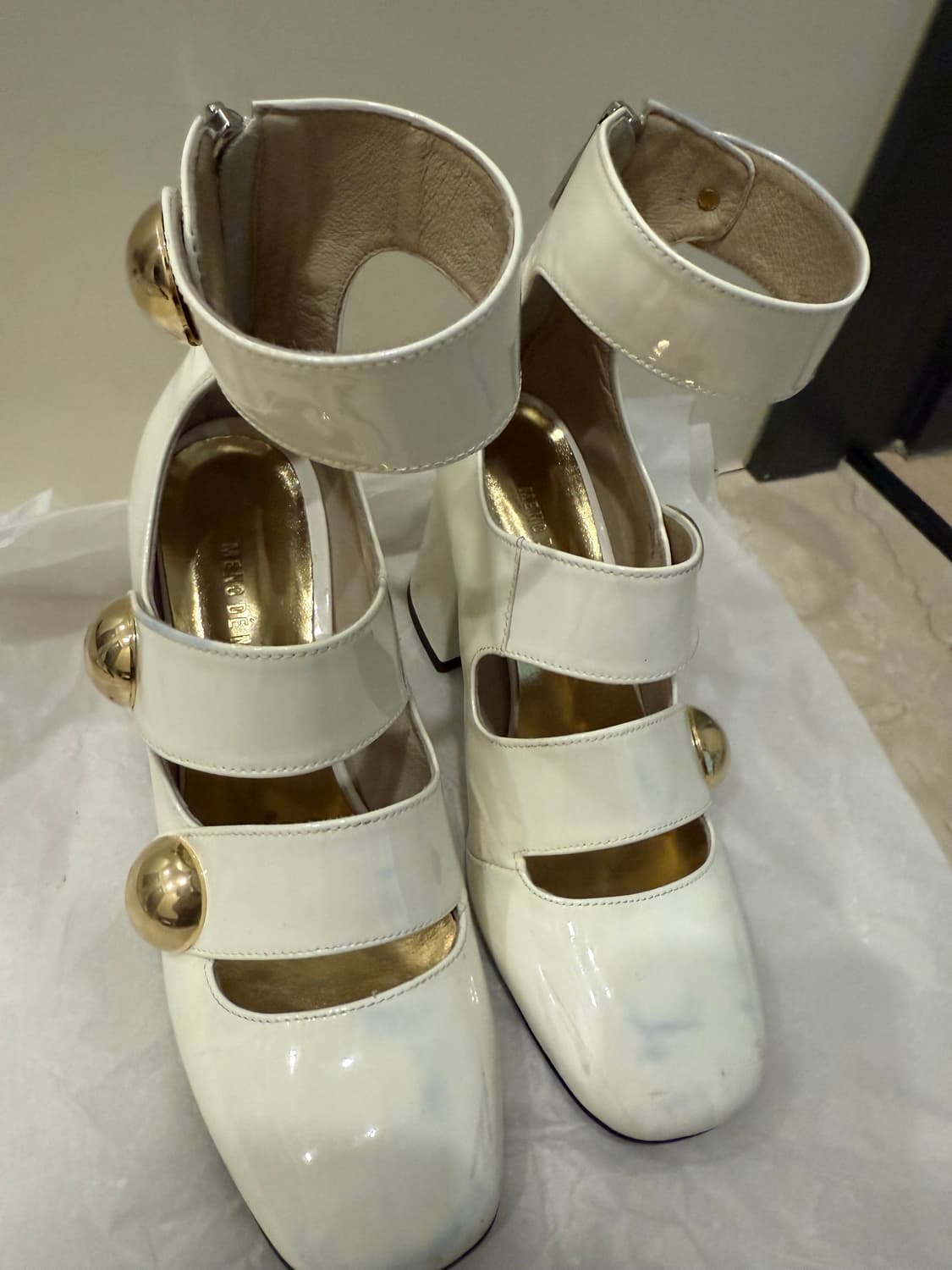 meno de mosso 메노드모쏘 화이트 메리제인힐 상품이미지2