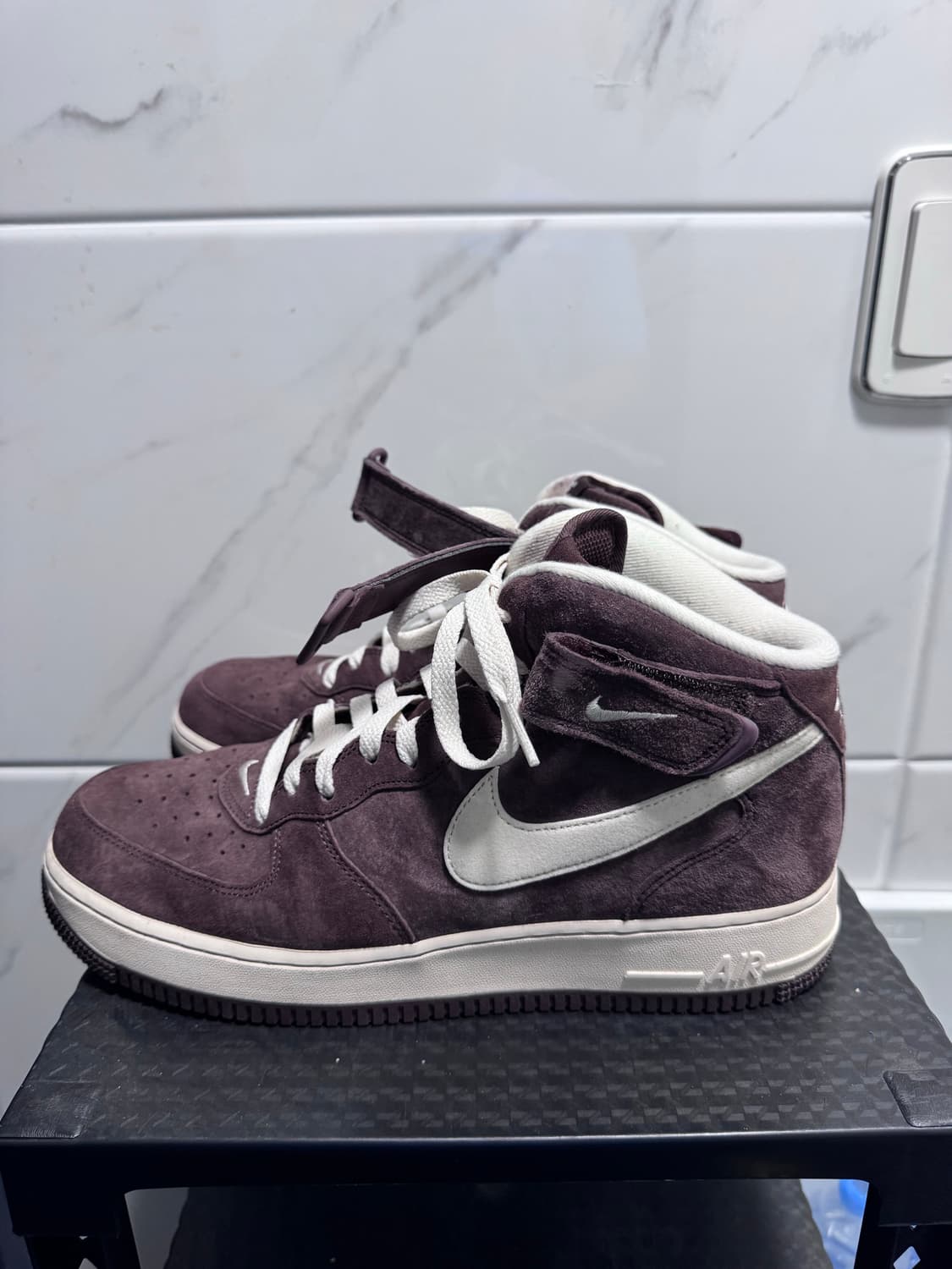 나이키 에어포스 1 미드 ‘07 QS 초콜릿 280 상품이미지5