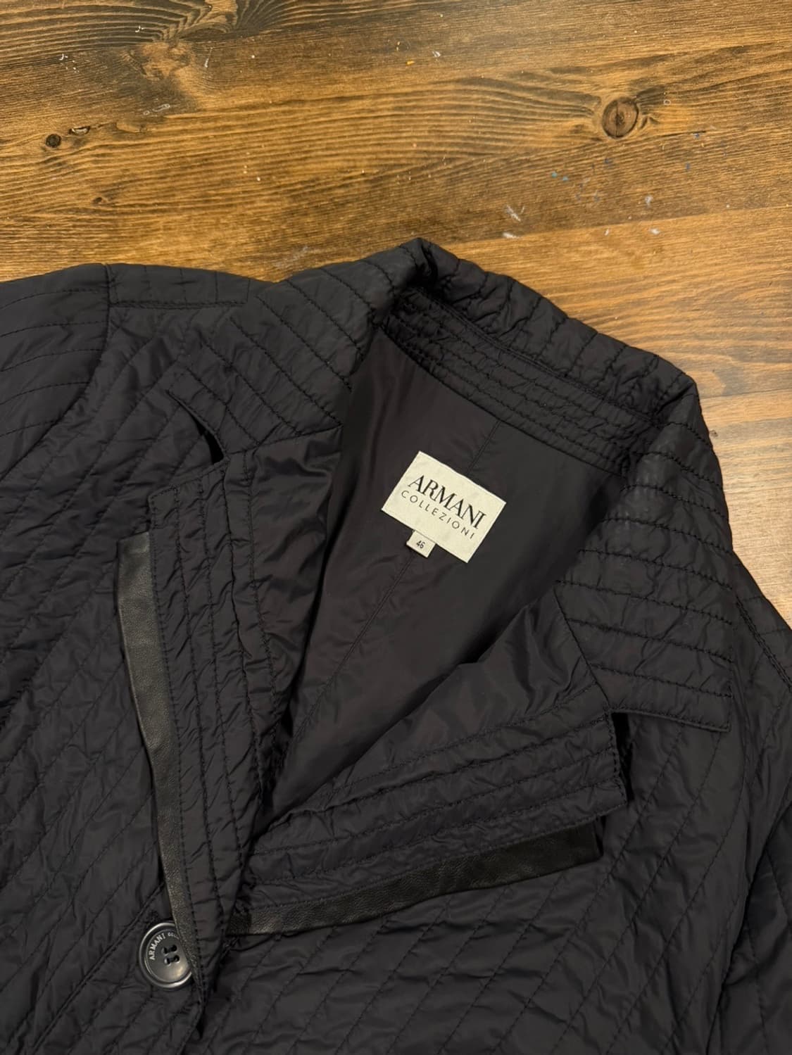 아르마니 꼴레지오니 퀼팅 자켓 55 상품이미지7