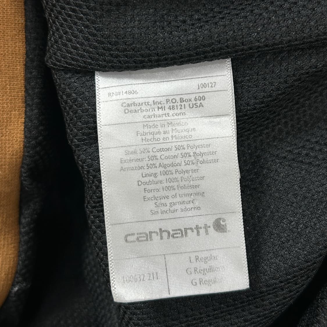 칼하트 써멀 된장 후드집업(L) 상품이미지3