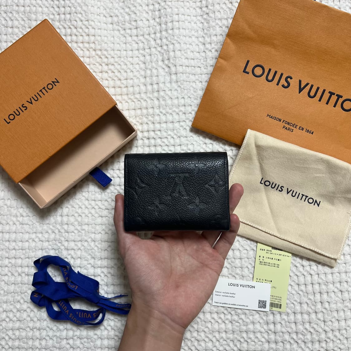 (당일배송 풀구성) 루이비통 앙프렝뜨 비즈니스 카드지갑 상품이미지2