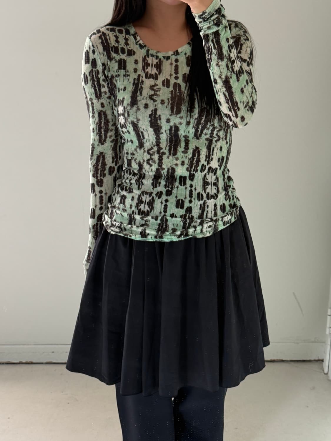 BCBG MAXAZRIA 패턴 롱슬리브 상품이미지2