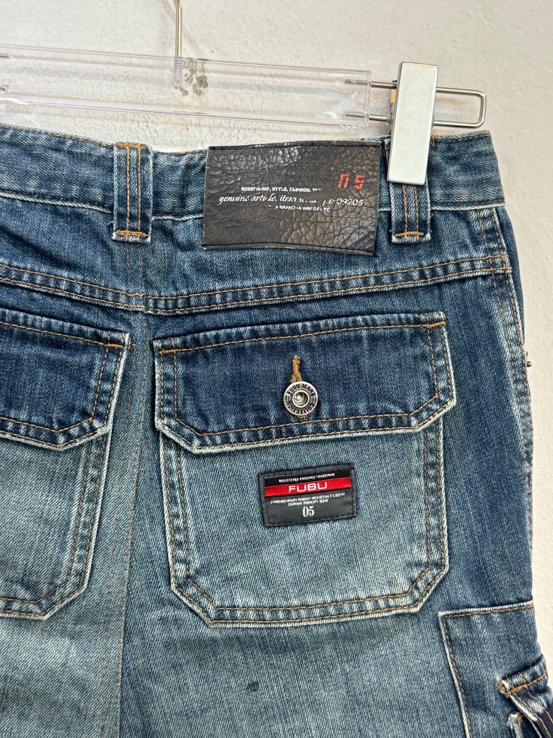 FUBU denim cargo mini skirt 상품이미지5