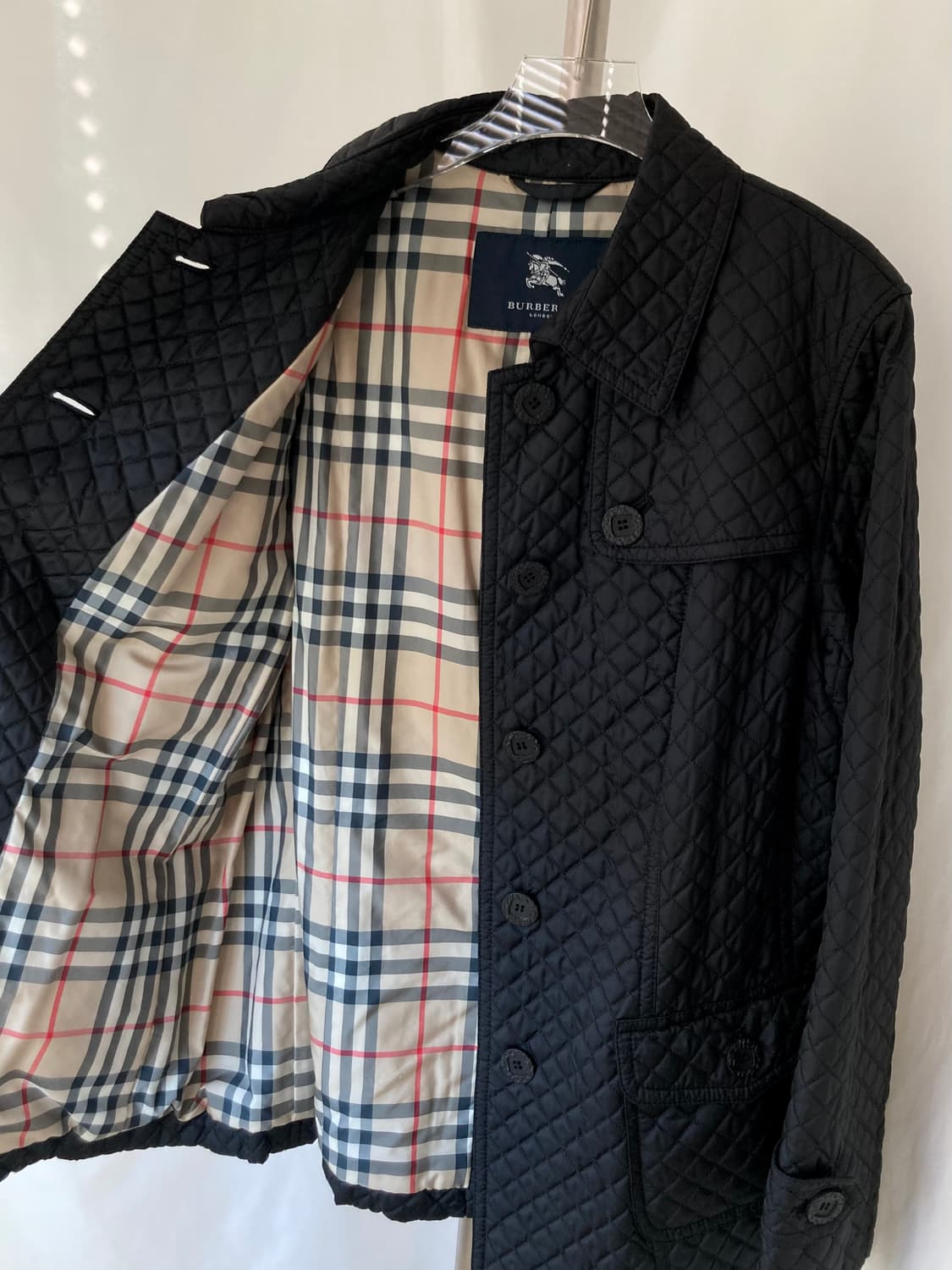 거의새것) 정품 버버리 다이아몬드 여성 퀼팅자켓77 상품이미지7
