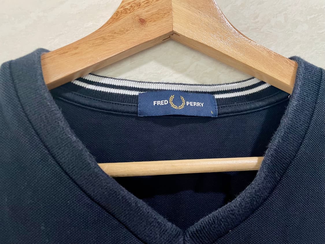 프레드페리 / V넥 반팔 티셔츠, 남성 티셔츠 / L(100) 상품이미지7