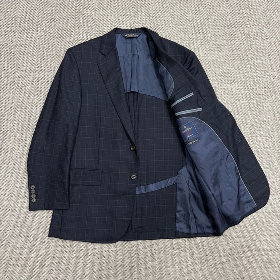 브룩스브라더스 울 체크 블레이저 v1852 상품이미지5