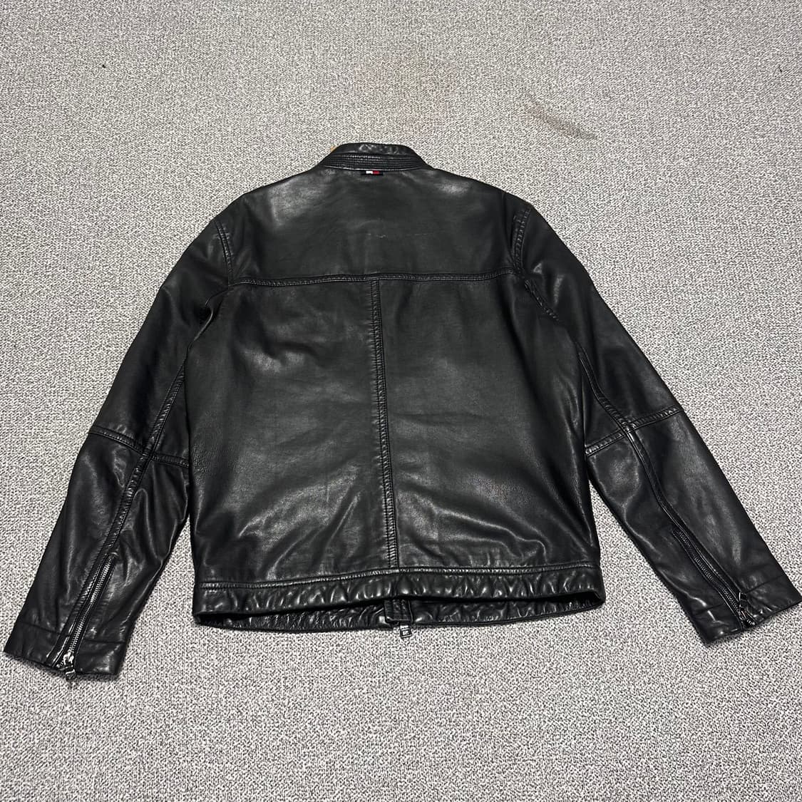 타미힐피거 블랙 레더자켓 상품이미지3
