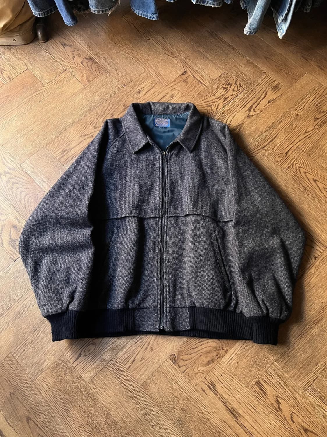 [L]90's 펜들턴 Made in USA 신슐레이트 울 해링턴 자켓 상품이미지1