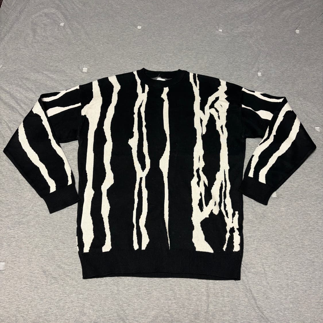 [M] 자라 자카드 니트 스웨터 상품이미지1