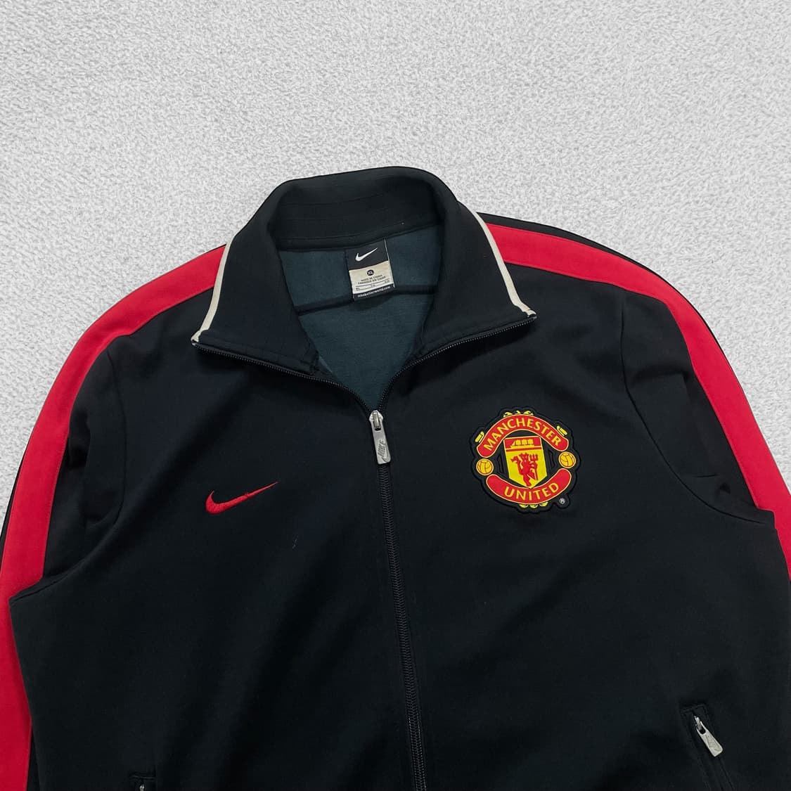 나이키 11-12 맨체스터유나이티드 트랙탑 져지 블랙 레드 상품이미지2