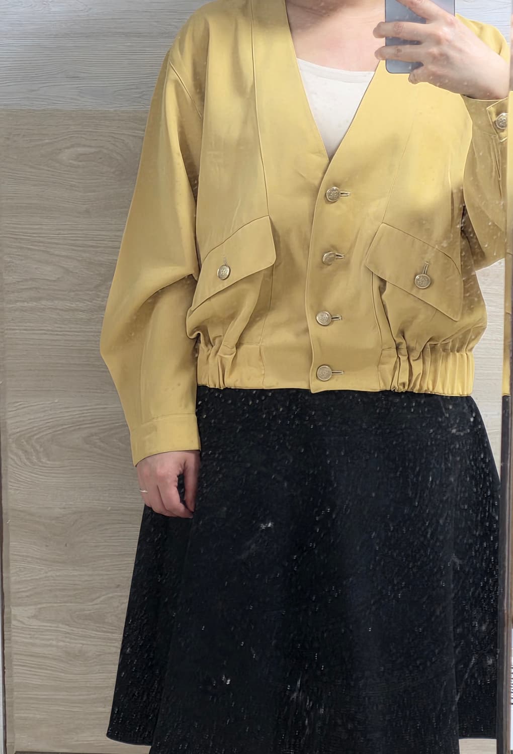 말리아니 옐로우 크롭 자켓 상품이미지5