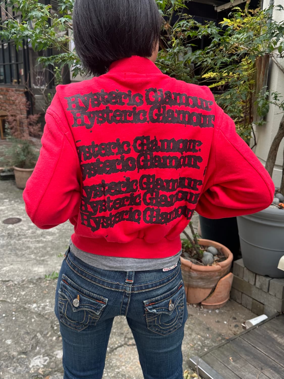 Hysteric Glamour back print sweat zip-up 상품이미지2