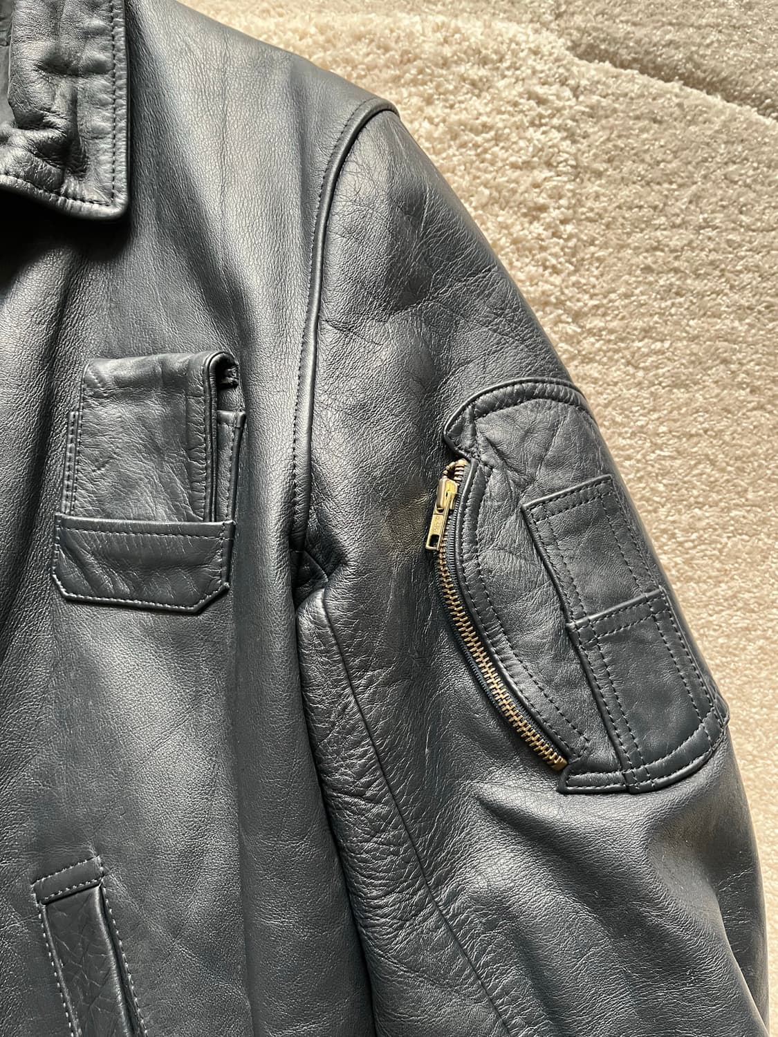 French Leather jacket (Dre projet origin 상품이미지6