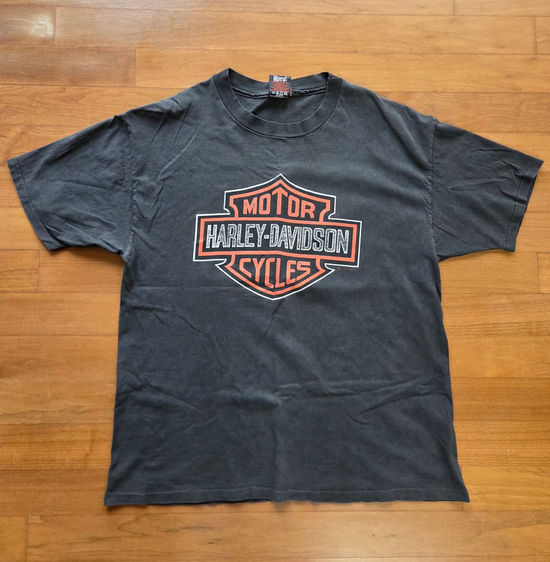 90s 할리데이비슨 usa 쉴드로고 반팔 [xl] 블랙 상품이미지1